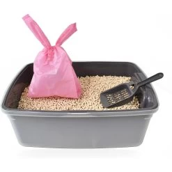 Doggie Walk Bags Citrus Scented Tie Handle Cat Litter Bags, Pink, 140 Count 9 Doggie Walk Bags Citrus Scented Tie Handle Cat Litter Bags, Pink, 140 Count -Pet Cat Supplies Store 264717 PT5. AC SS1800 V1610754967