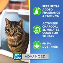 Fresh Step Advanced Simply Unscented Clumping Clay Cat Litter, 18.5-lb Box -Pet Cat Supplies Store 266344 PT2. AC SS1800 V1694465218
