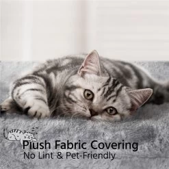 Yaheetech 58-in Plush Cat Tree & Condo, Light Gray 14 Yaheetech 58-in Plush Cat Tree & Condo, Light Gray -Pet Cat Supplies Store 266562 PT4. AC SS1800 V1669908526