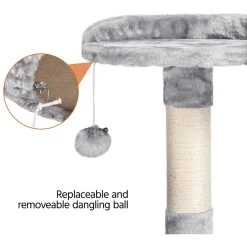 Yaheetech 58-in Plush Cat Tree & Condo, Light Gray 16 Yaheetech 58-in Plush Cat Tree & Condo, Light Gray -Pet Cat Supplies Store 266562 PT6. AC SS1800 V1669908522