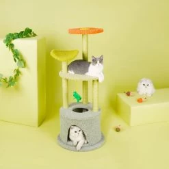 ZEZE Adora Flower 43-in Carpet Cat Tree