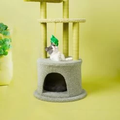 ZEZE Adora Flower 43-in Carpet Cat Tree -Pet Cat Supplies Store 266590 PT4. AC SS1800 V1667356488