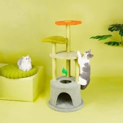 ZEZE Adora Flower 43-in Carpet Cat Tree -Pet Cat Supplies Store 266590 PT7. AC SS1800 V1667338138