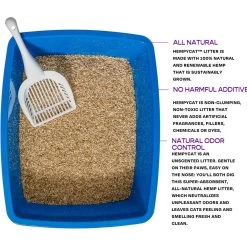 HempAlta Unscented Non-Clumping Hemp Cat Litter, 2.2-lb Bag -Pet Cat Supplies Store 266727 PT2. AC SS1800 V1677166208