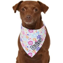 Frisco Bright Floral Personalized Dog & Cat Bandana -Pet Cat Supplies Store 267535 PT7. AC SS1800 V1623164573