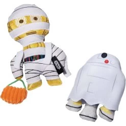STAR WARS Halloween R2-D2 & C-3PO Trick Or Treaters Plush Cat Toy With Catnip