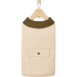 Frisco Mediumweight Cotton Duck Canvas Dog & Cat Jacket, Tan -Pet Cat Supplies Store 268223 PT4. AC SS1800 V1628741877