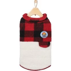 Frisco Mediumweight Red Plaid Insulated Dog & Cat Sherpa Coat -Pet Cat Supplies Store 268320 PT4. AC SS1800 V1628741540
