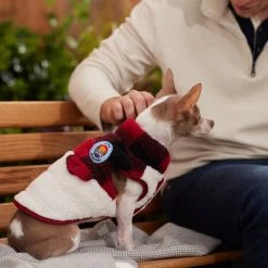 Frisco Mediumweight Red Plaid Insulated Dog & Cat Sherpa Coat -Pet Cat Supplies Store 268320 PT8. AC SS1800 V1629836573