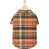 Frisco Orange & Olive Plaid Dog & Cat Flannel Shirt -Pet Cat Supplies Store 268612 MAIN. AC SS1800 V1637720254