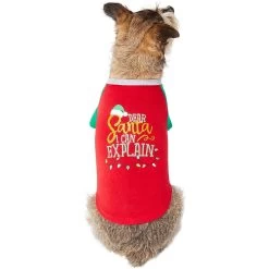 Frisco Santa I Can Explain Dog & Cat T-shirt -Pet Cat Supplies Store 276496 PT3. AC SS1800 V1637667764