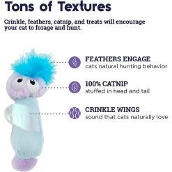 Catstages Swat N Treat Fairy Kicker Cat Toy With Catnip, Purple 12 Catstages Swat N Treat Fairy Kicker Cat Toy With Catnip, Purple -Pet Cat Supplies Store 280192 PT3. AC SS1800 V1636512677