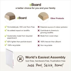 Way Basics ZBoard Paperboard Modern Enclosed Cat Litter Box -Pet Cat Supplies Store 280425 PT7. AC SS1800 V1690291518