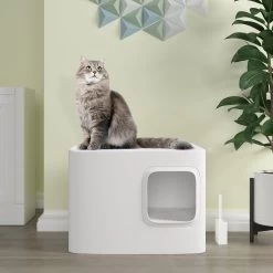 Meowy Studio Loo Enclosed Cat Litter Box Concealment -Pet Cat Supplies Store 280430 PT2. AC SS1800 V1623358054