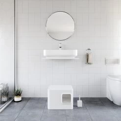 Meowy Studio Loo Enclosed Cat Litter Box Concealment -Pet Cat Supplies Store 280430 PT8. AC SS1800 V1622121214