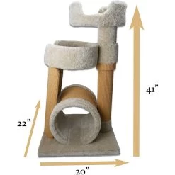 Royal Cat Boutique NANI-2 41-in Carpet Cat Tree, Neutral 13 Royal Cat Boutique NANI-2 41-in Carpet Cat Tree, Neutral -Pet Cat Supplies Store 284942 PT3. AC SS1800 V1628570863