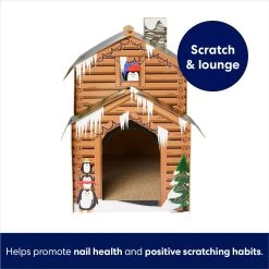Frisco Holiday Log Cabin Cardboard Cat House 10 Frisco Holiday Log Cabin Cardboard Cat House -Pet Cat Supplies Store 287287 PT2. AC SS1800 V1695047241