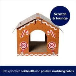 Frisco Holiday Gingerbread House Cardboard Cat House Cat Toy 10 Frisco Holiday Gingerbread House Cardboard Cat House Cat Toy -Pet Cat Supplies Store 287289 PT2. AC SS1800 V1695044346