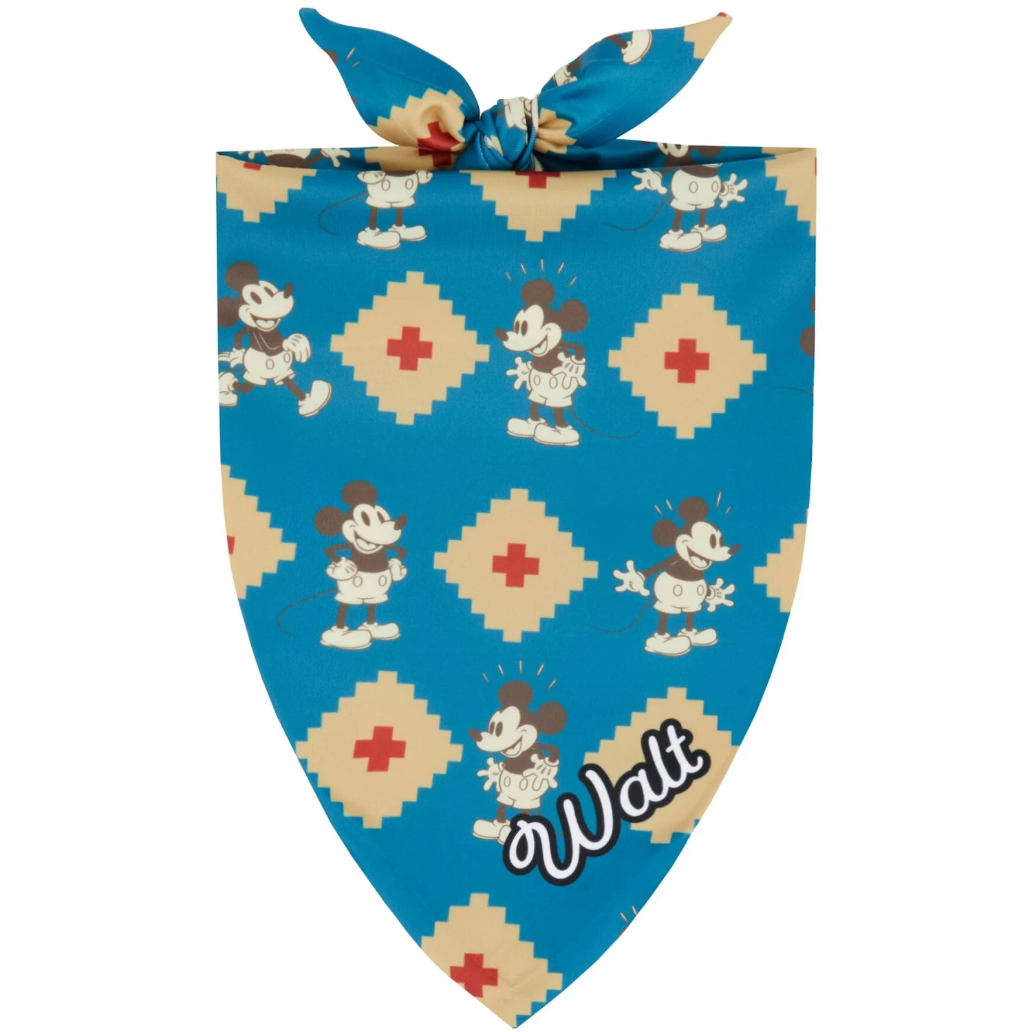 Disney Mickey Mouse Southwest Pattern Personalized Dog & Cat Bandana 3 Disney Mickey Mouse Southwest Pattern Personalized Dog & Cat Bandana