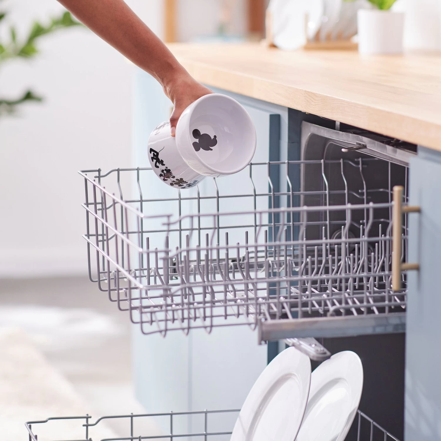 Disney Mickey Mouse Tall Shape Non-Skid Elevated Ceramic Cat Bowl 7 Disney Mickey Mouse Tall Shape Non-Skid Elevated Ceramic Cat Bowl - Image 5