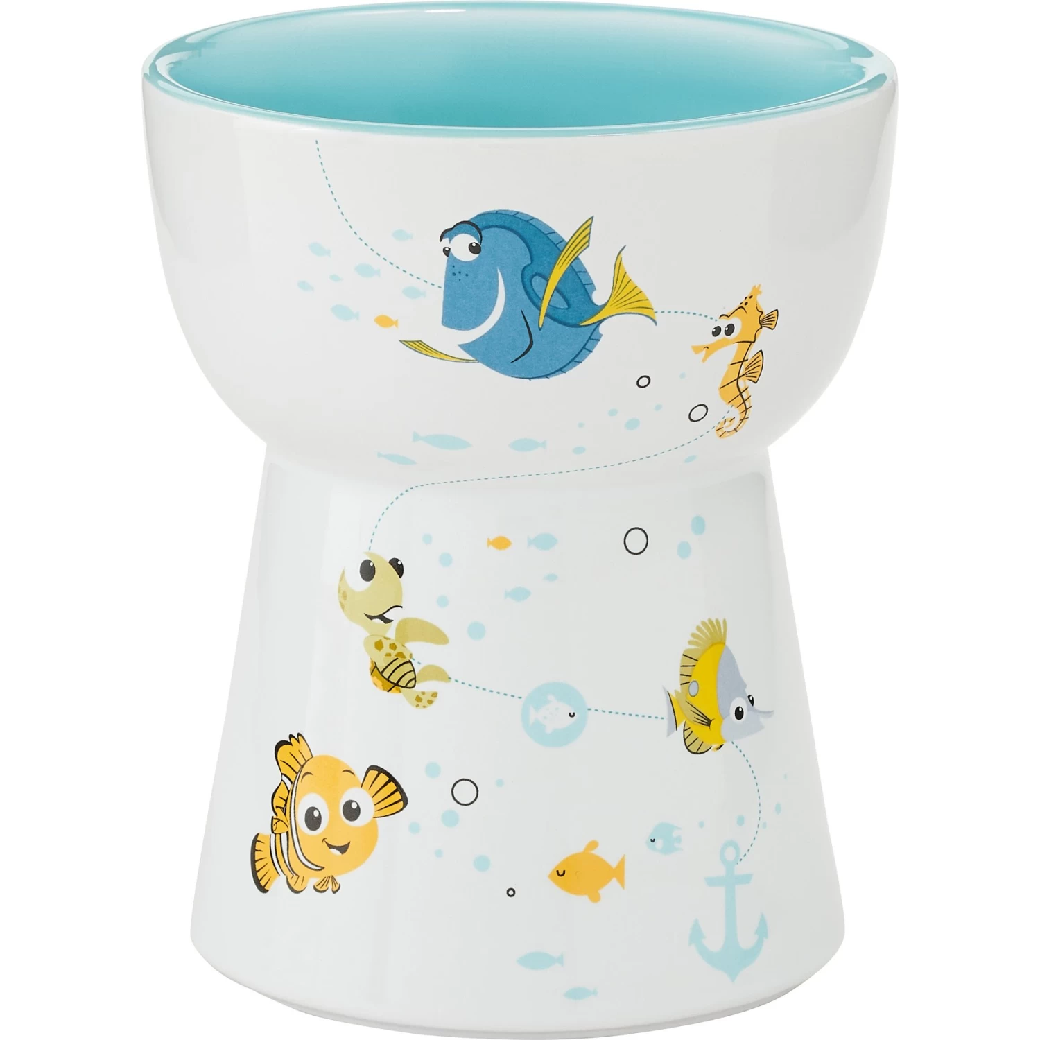 Pixar Finding Nemo Tall Shape Non-Skid Elevated Ceramic Cat Bowl 3 Pixar Finding Nemo Tall Shape Non-Skid Elevated Ceramic Cat Bowl