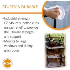 K&H Pet Products EZ Mount Triple Stack Cat Furniture -Pet Cat Supplies Store 296493 PT2. AC SS1800 V1627946224