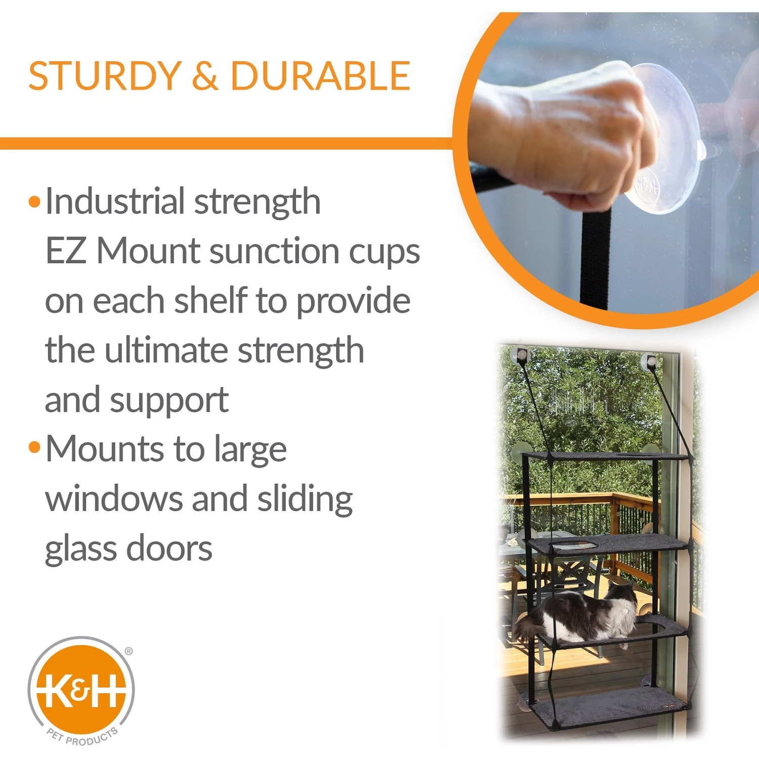 K&H Pet Products EZ Mount Quad Stack Cat Furniture 5 K&H Pet Products EZ Mount Quad Stack Cat Furniture - Image 3