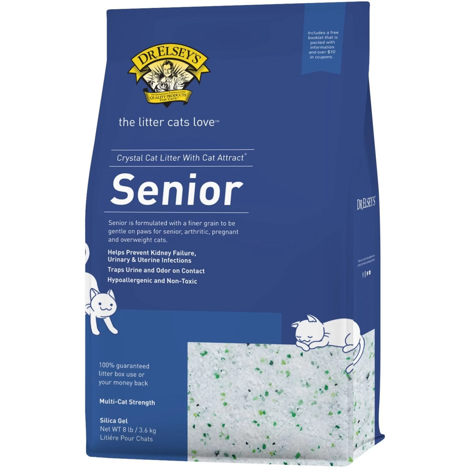 KittyGoHere Senior Cat Litter Box & Dr. Elsey's Senior Crystal Cat Litter 6 KittyGoHere Senior Cat Litter Box & Dr. Elsey's Senior Crystal Cat Litter - Image 4