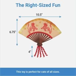 Frisco Lunar New Year Fan Plush Cat Toy With Catnip 6 Frisco Lunar New Year Fan Plush Cat Toy With Catnip -Pet Cat Supplies Store 298911 PT1. AC SS1800 V1640883702