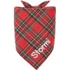 Frisco Tartan Plaid Embroidered Personalized Dog & Cat Bandana -Pet Cat Supplies Store 301157 MAIN. AC SS1800 V1628011946
