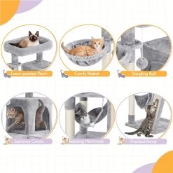 Yaheetech 40-in Cat Tower With Condo 13 Yaheetech 40-in Cat Tower With Condo -Pet Cat Supplies Store 306509 PT3. AC SS1800 V1680631651