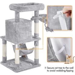 Yaheetech 40-in Cat Tower With Condo 17 Yaheetech 40-in Cat Tower With Condo -Pet Cat Supplies Store 306509 PT7. AC SS1800 V1680631707