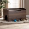 Baxton Studio Cambrie Cat Litter Box Cover House -Pet Cat Supplies Store 307862 MAIN. AC SS1800 V1631829389