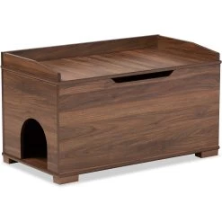 Baxton Studio Cambrie Cat Litter Box Cover House -Pet Cat Supplies Store 307862 PT1. AC SS1800 V1631887936