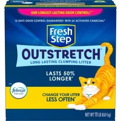 Fresh Step Outstretch Concentrated Febreze Freshness Scented Clumping Clay Cat Litter -Pet Cat Supplies Store 314020 PT6. AC SS1800 V1694465597