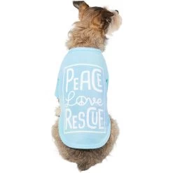 Frisco Peace Love Rescue Dog & Cat T-Shirt