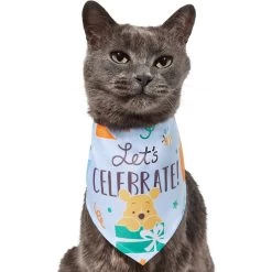 Disney Winnie The Pooh Birthday Dog & Cat Bandana -Pet Cat Supplies Store 316080 PT2. AC SS1800 V1646177034