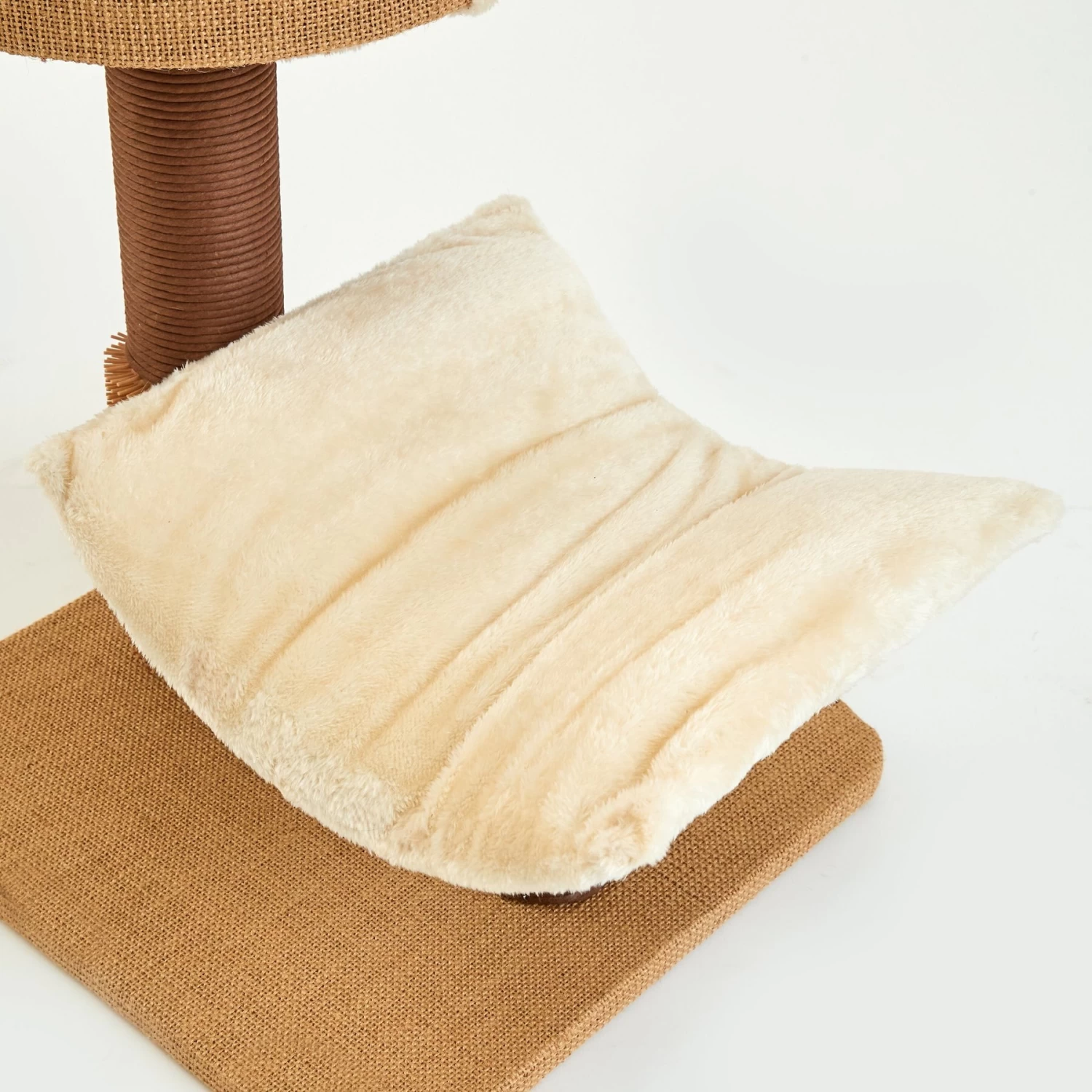 Two By Two The Yaupon 21.5-in Cat Tree & Lounger, Beige 9 Two By Two The Yaupon 21.5-in Cat Tree & Lounger, Beige - Image 7