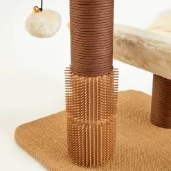 Two By Two The Yaupon 21.5-in Cat Tree & Lounger, Beige 17 Two By Two The Yaupon 21.5-in Cat Tree & Lounger, Beige -Pet Cat Supplies Store 316950 PT7. AC SS1800 V1642648048