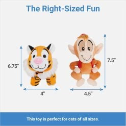 Disney Aladdin Rajah & Abu Plush Cat Toy With Catnip, 2 Count 6 Disney Aladdin Rajah & Abu Plush Cat Toy With Catnip, 2 Count -Pet Cat Supplies Store 328708 PT1. AC SS1800 V1659023513