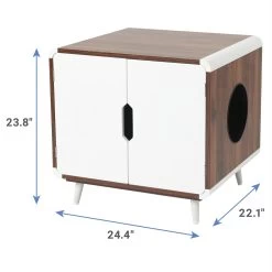 Frisco Mid-Century Modern Side Table Cat Litter Box Cover 8 Frisco Mid-Century Modern Side Table Cat Litter Box Cover -Pet Cat Supplies Store 334645 PT2. AC SS1800 V1653488914