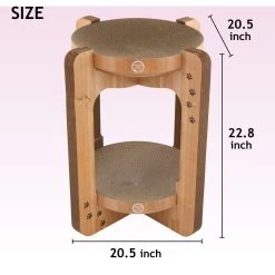 Necoichi Cozy Cat Scratcher Tower Toy 15 Necoichi Cozy Cat Scratcher Tower Toy -Pet Cat Supplies Store 336322 PT4. AC SS1800 V1674730083