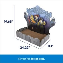 Disney Halloween Hocus Pocus Graveyard Step-In Cat Scratcher Toy -Pet Cat Supplies Store 344493 PT1. AC SS1800 V1689876561