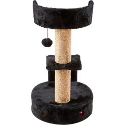 Two By Two The Camellia Sisal Cat Tree, Small, Black -Pet Cat Supplies Store 346901 PT1. AC SS1800 V1638313064