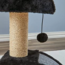 Two By Two The Camellia Sisal Cat Tree, Small, Black -Pet Cat Supplies Store 346901 PT8. AC SS1800 V1638313380