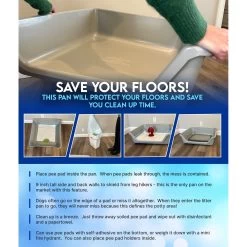 Shirley K's Senior Cat Litter Box, X-Large -Pet Cat Supplies Store 347408 PT5. AC SS1800 V1679682947