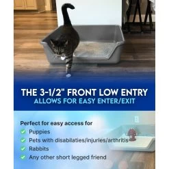 Shirley K's Senior Cat Litter Box, X-Large -Pet Cat Supplies Store 347408 PT7. AC SS1800 V1679682948