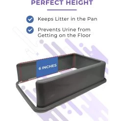 IPrimio Stainless Steel Cat Litter Box, X-Large -Pet Cat Supplies Store 352817 PT5. AC SS1800 V1642529497