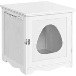 Yaheetech Washroom Bench Enclosed Cat House Cat Litter Box -Pet Cat Supplies Store 353531 PT1. AC SS1800 V1688150306