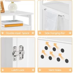 Yaheetech End Table Cat Litter Box Enclosure With Wooden Structure Open Shelf -Pet Cat Supplies Store 354090 PT3. AC SS1800 V1697757372